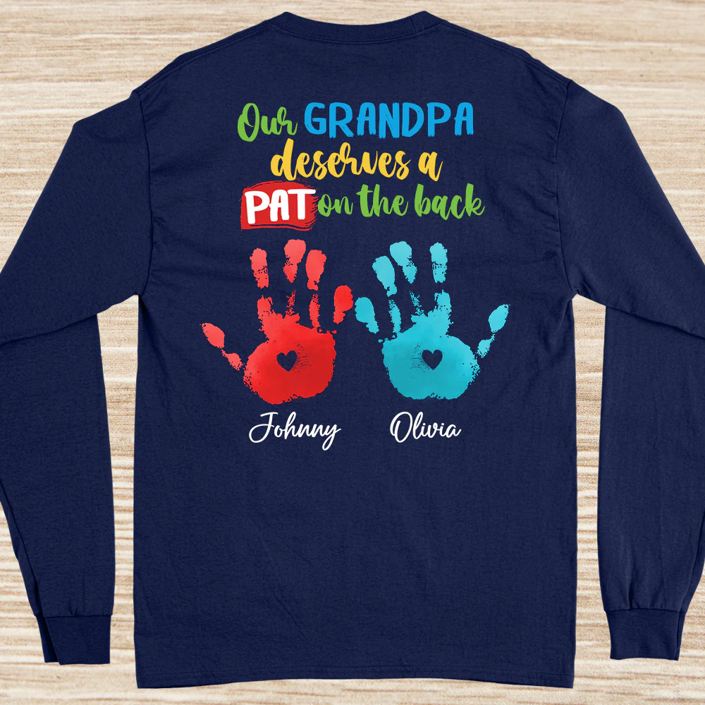 Best Grandpa Appreciation - Personalized Custom Shirt - Image 5