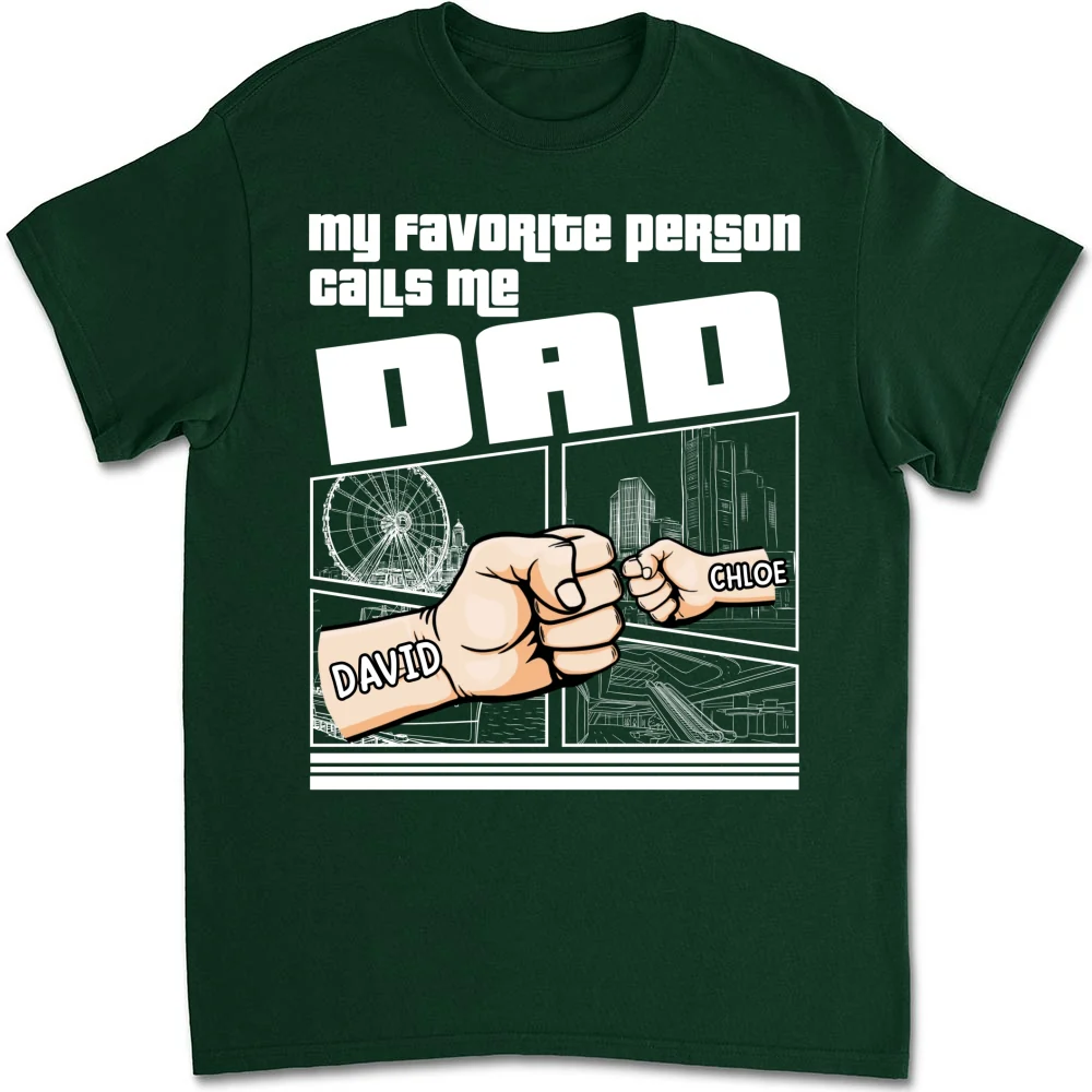 Best Grandpa Ever - Personalized Custom Shirt - Image 11