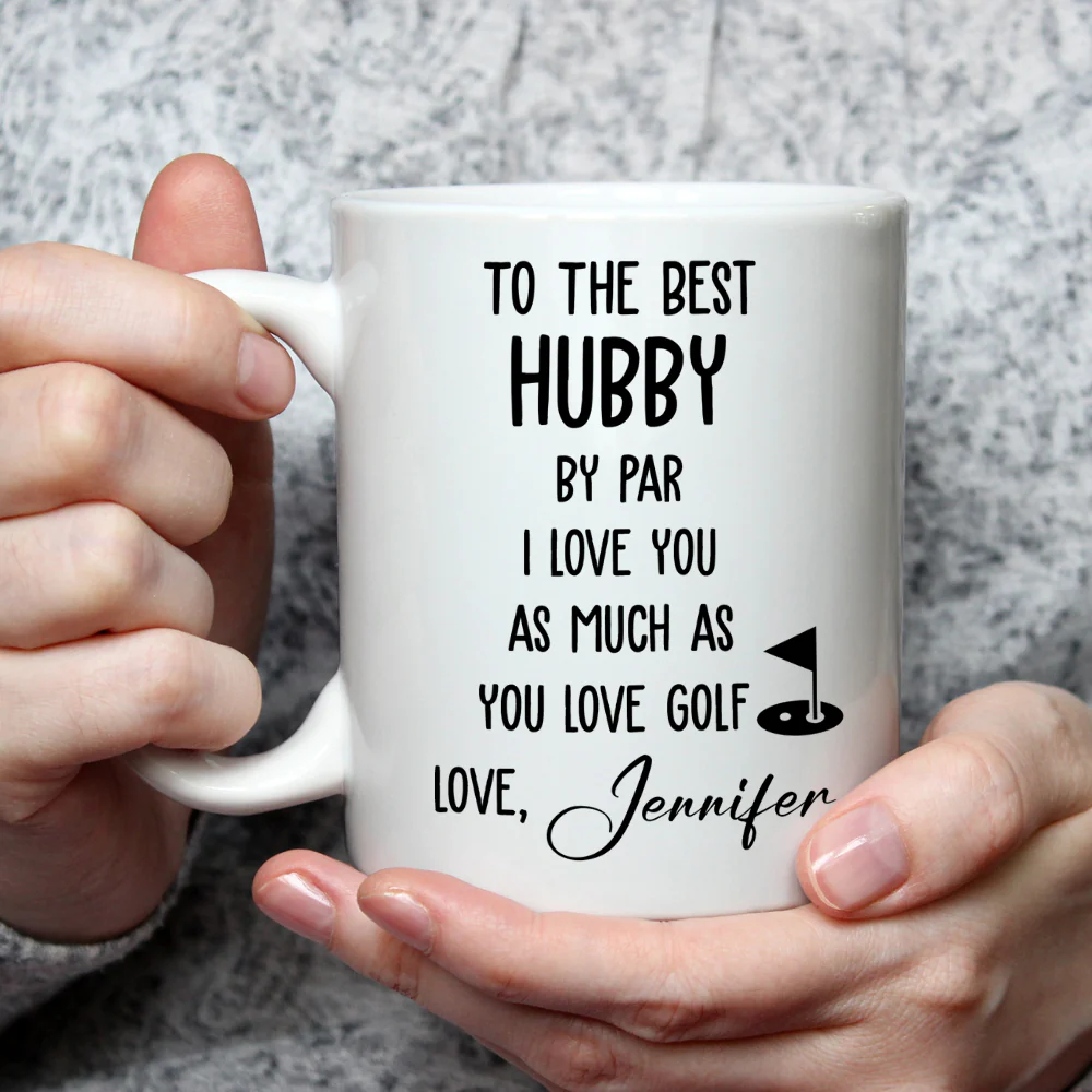 Best Husband By Par - Personalized Custom Coffee Mug - Image 3