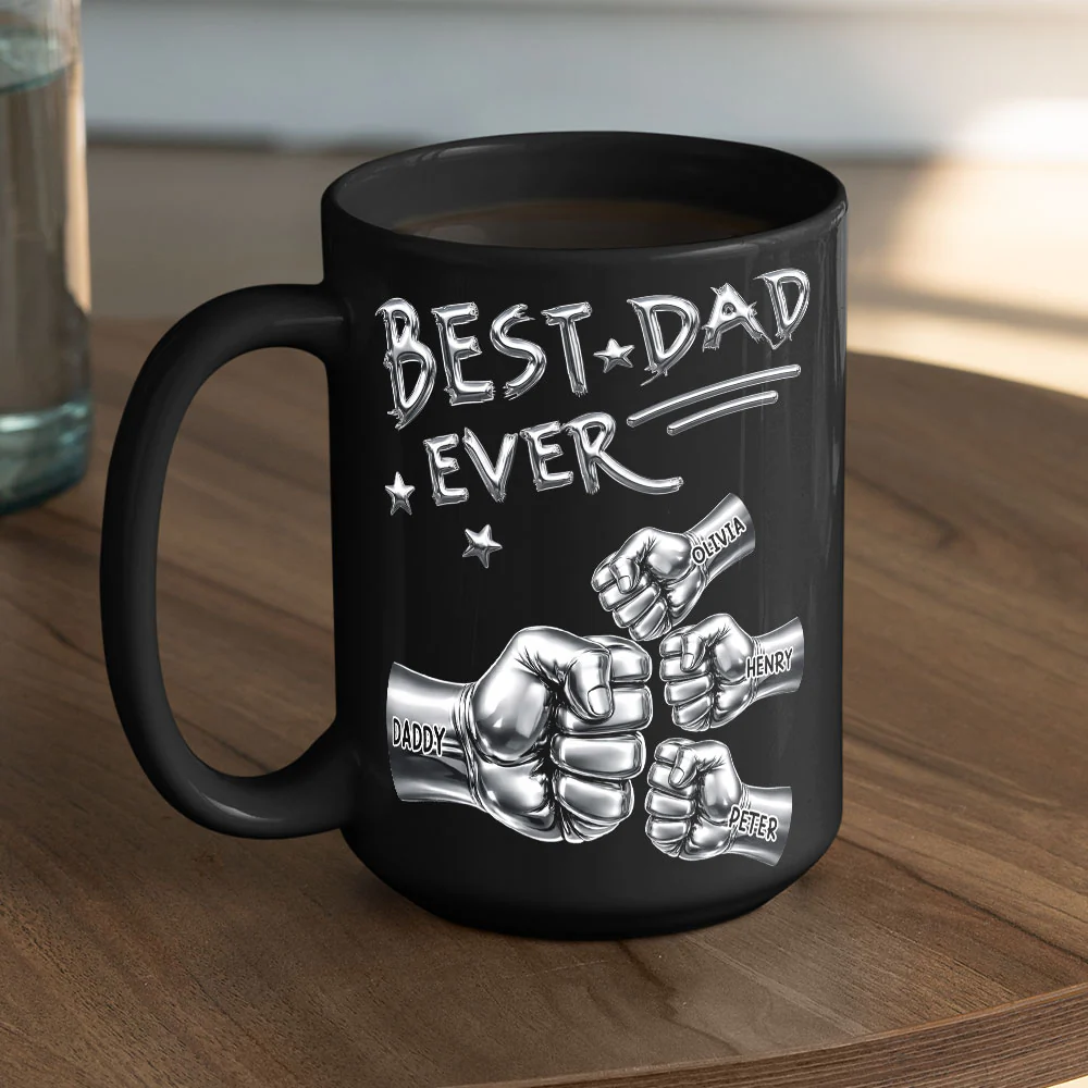 Best In The World -  Personalized Custom Coffee Mug - Image 6