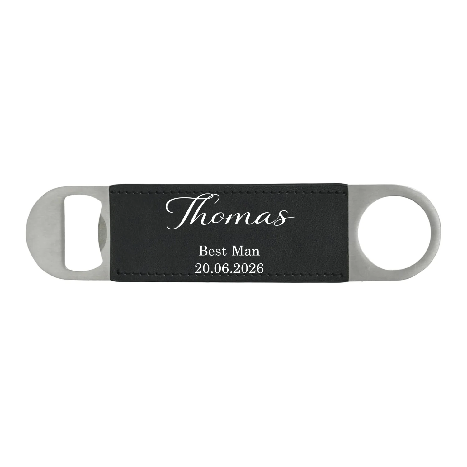 Best Man - Personalized Custom Leather Bottle Opener - Image 9
