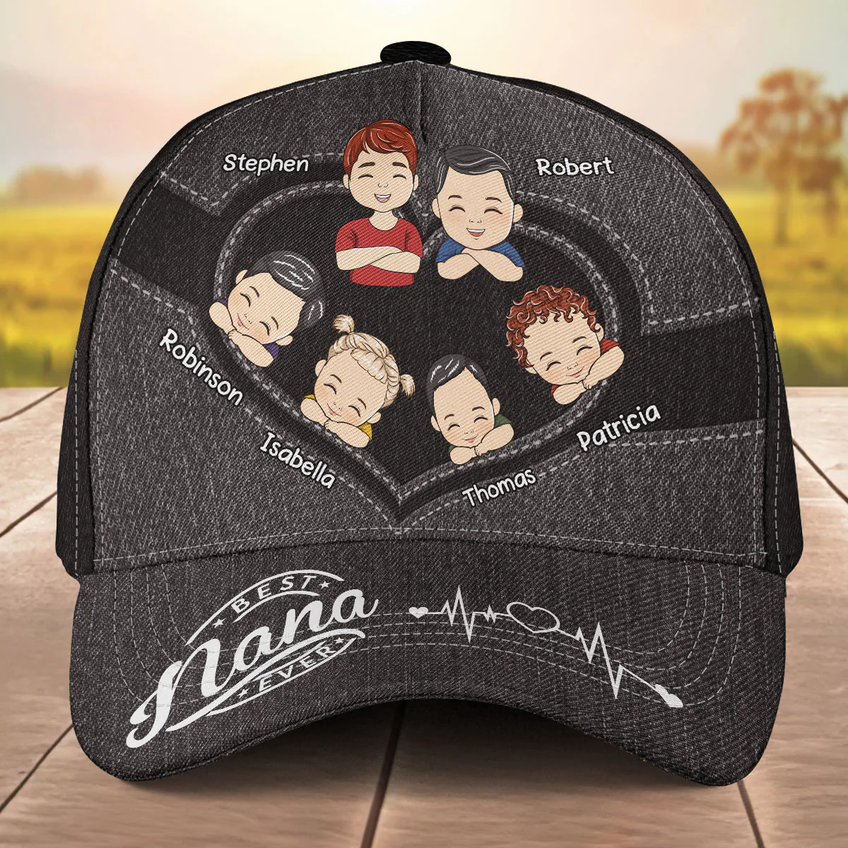 Best Mom Ever - Personalized Custom Classic Cap - Image 3