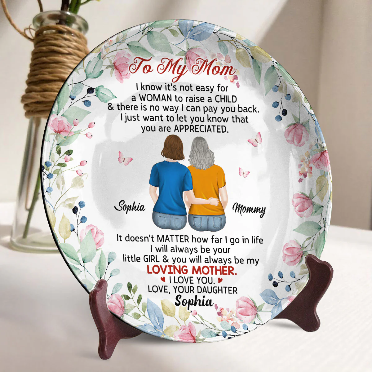 Best Mom Ever - Personalized Custom Plate - Image 3