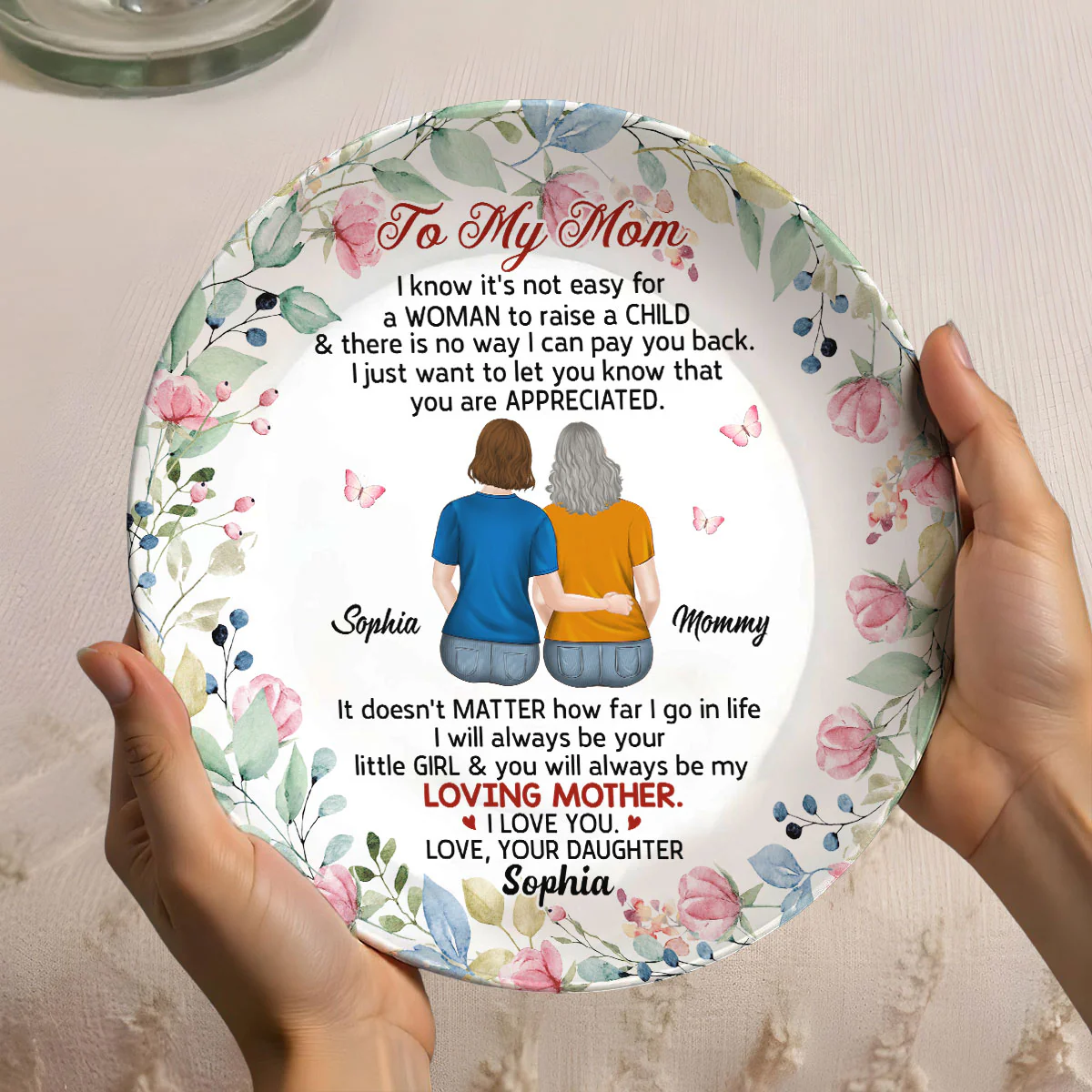 Best Mom Ever - Personalized Custom Plate - Image 4