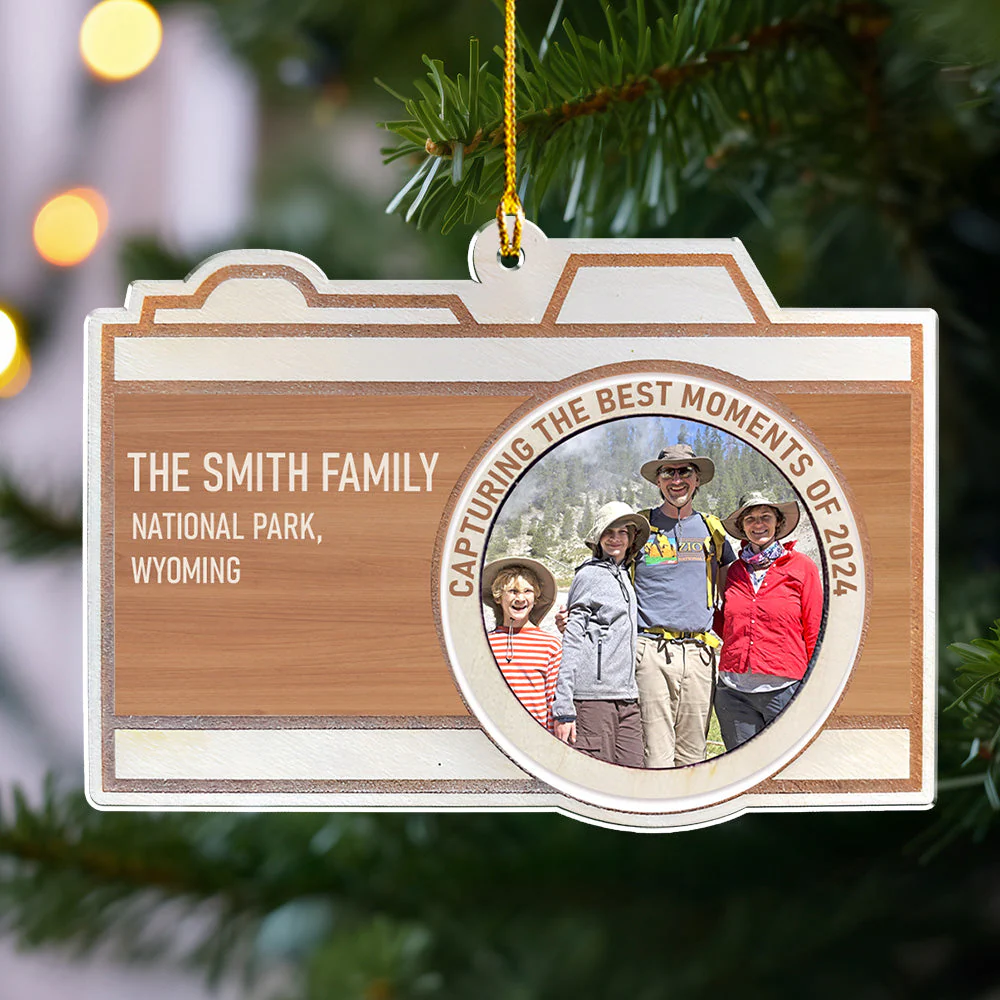 Best Moments - Personalized Custom Acrylic Ornament - Image 2