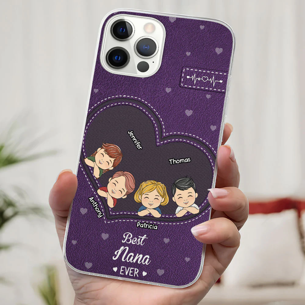 Best Nana Ever - Personalized Custom Phone Case - Image 2