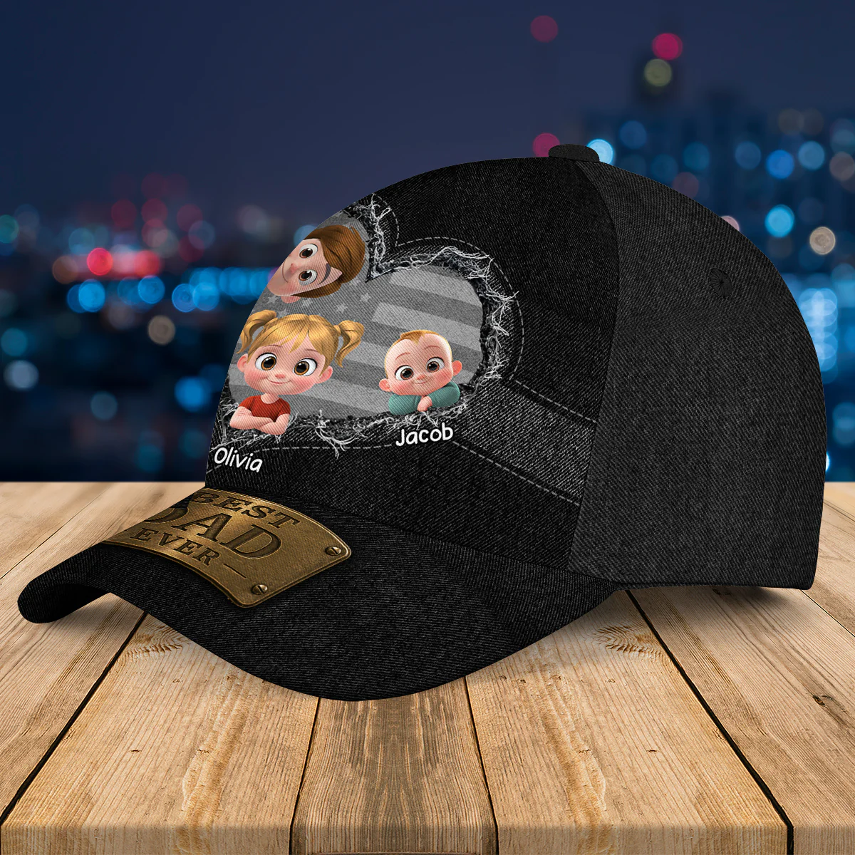Best Of The Best - Personalized Custom Classic Cap - Image 4
