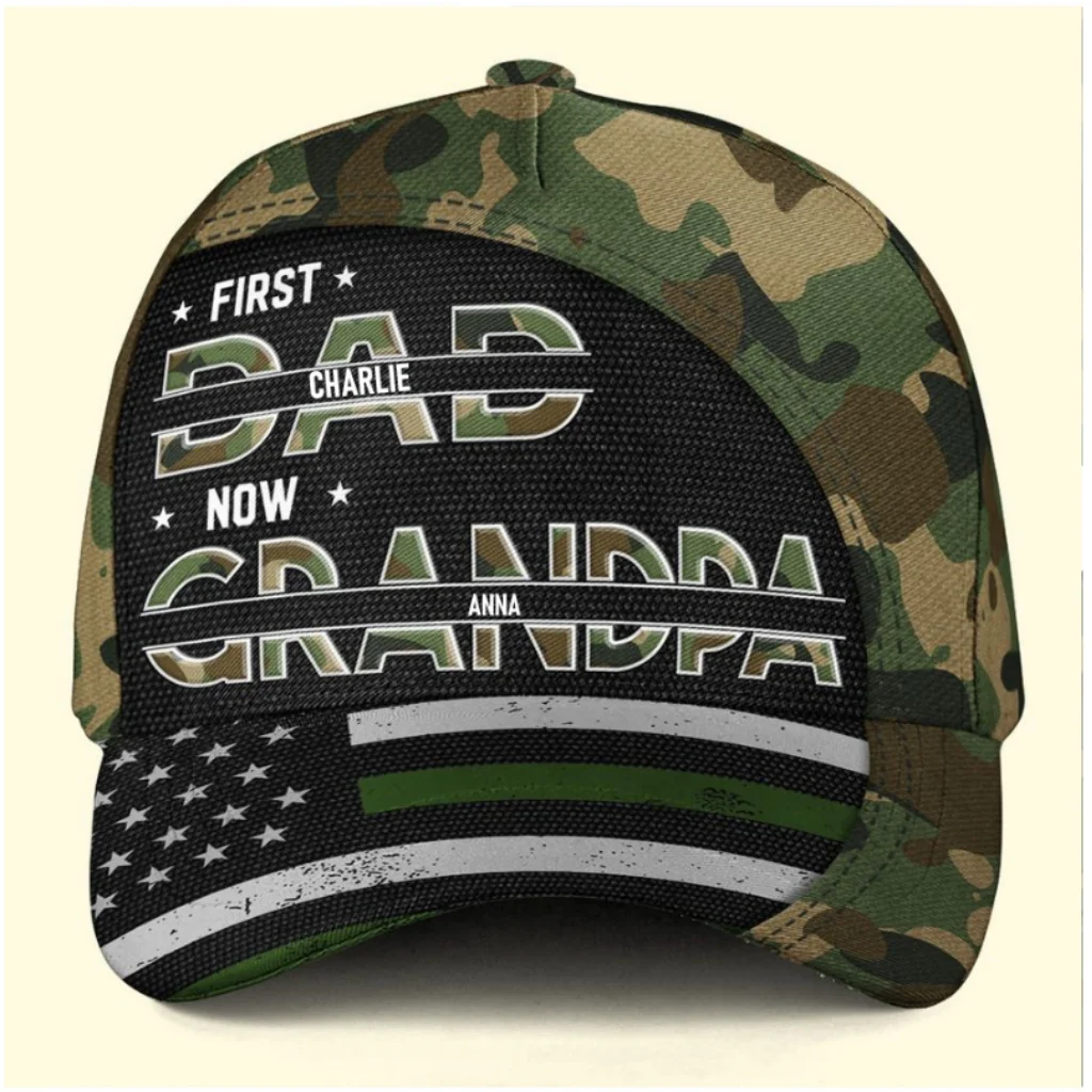 Best Papa Ever - Personalized Custom Classic Cap - Image 6