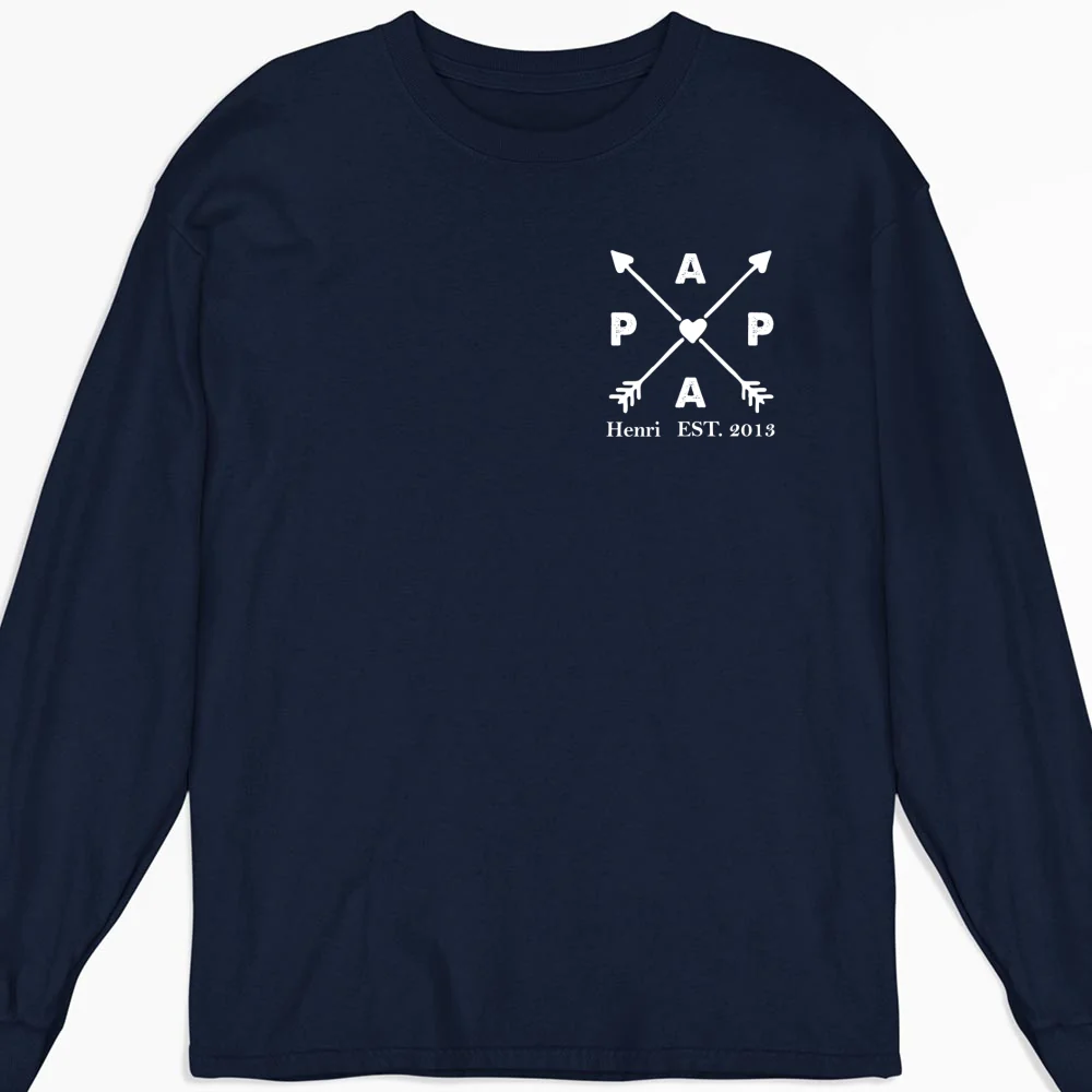 Best Papa Ever - Personalized Custom Shirt - Image 11