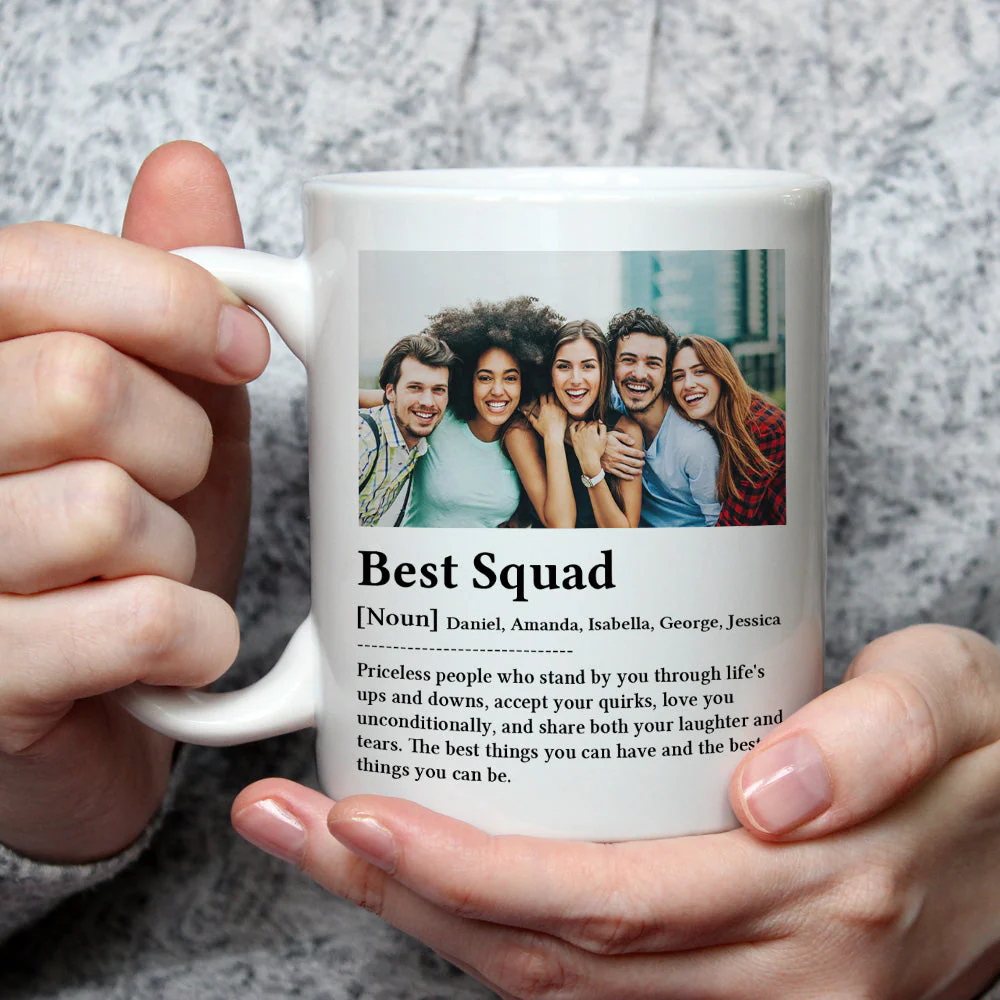 Best Squad - Personalized Custom Coffee Mug - Image 2