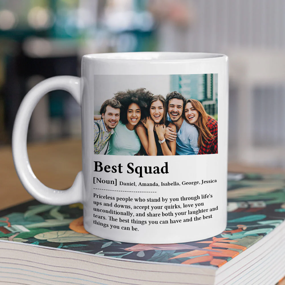 Best Squad - Personalized Custom Coffee Mug - Image 3