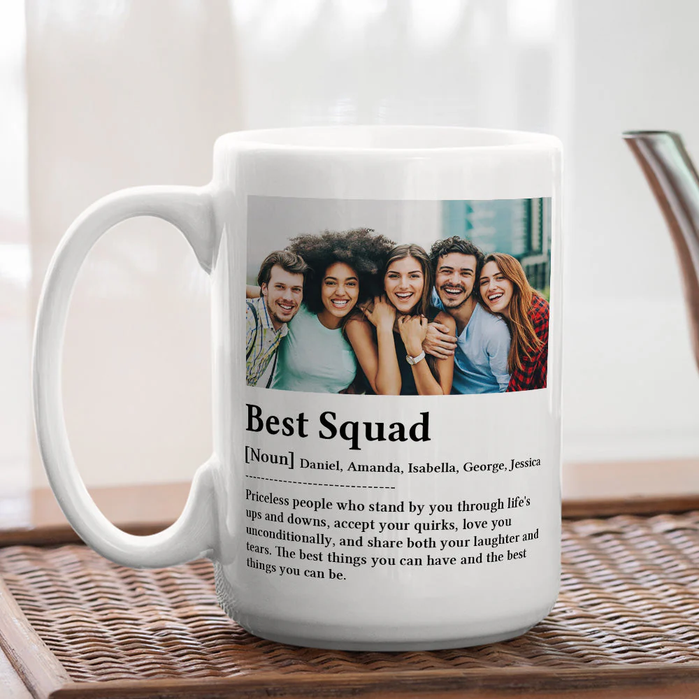 Best Squad - Personalized Custom Coffee Mug - Image 4