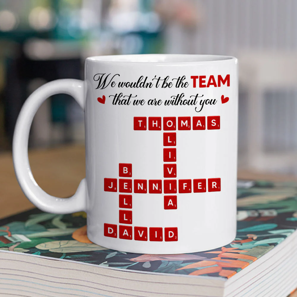 Best Team Ever 2025 Christmas - Personalized Custom Coffee Mug - Image 2