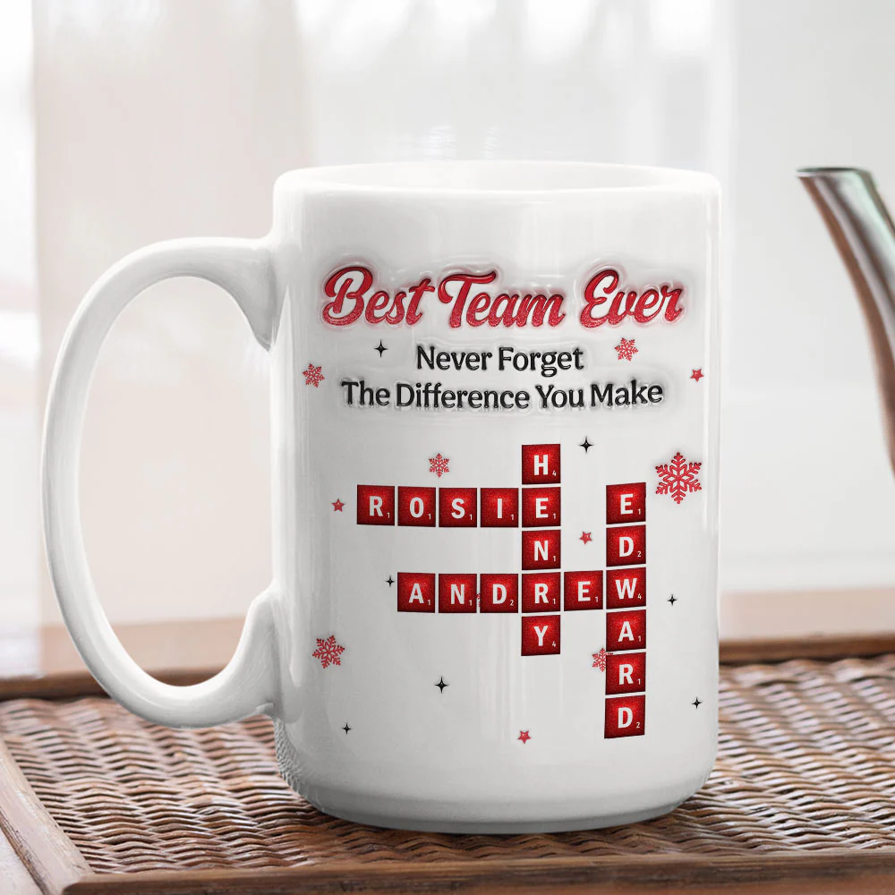 Best Team Ever 2025 - Personalized Custom 3D Inflated Effect Mug - Image 4