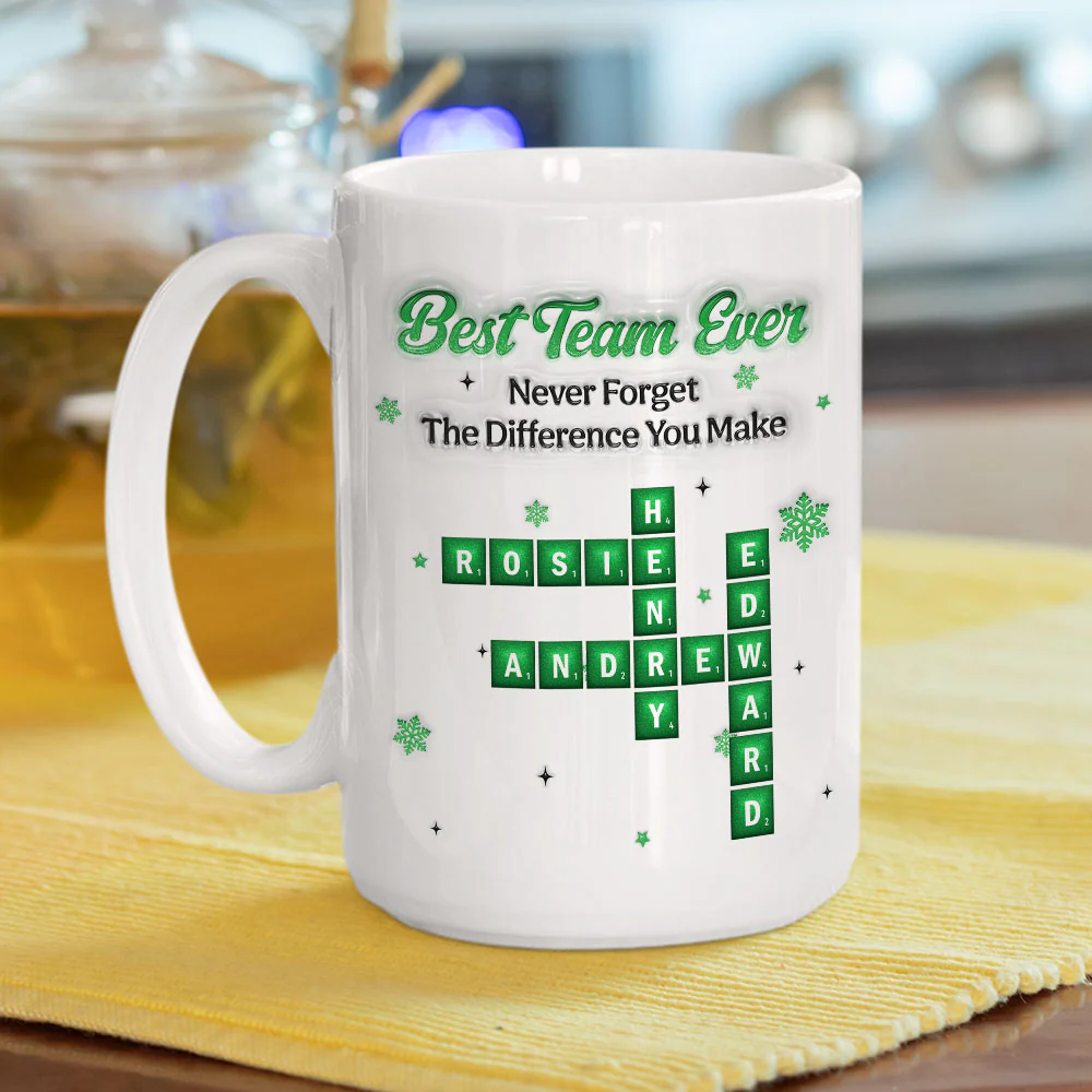 Best Team Ever 2025 - Personalized Custom 3D Inflated Effect Mug - Image 6