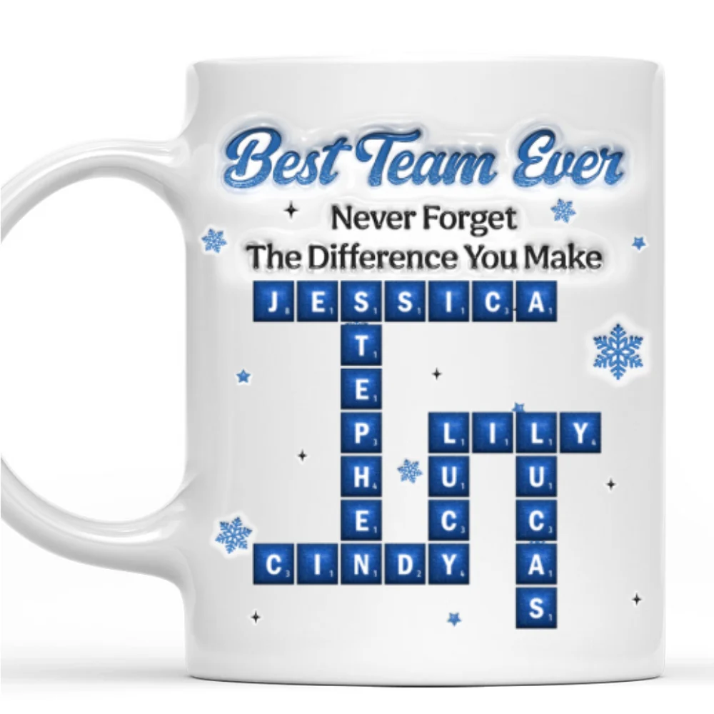 Best Team Ever 2025 - Personalized Custom 3D Inflated Effect Mug - Image 8
