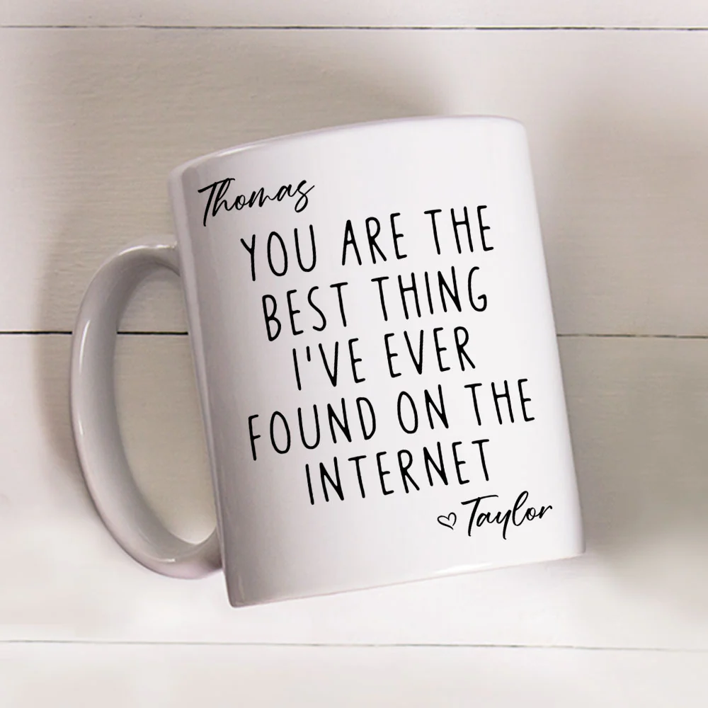 Best Thing I Ever Found - Personalized Custom Coffee Mug - Image 4