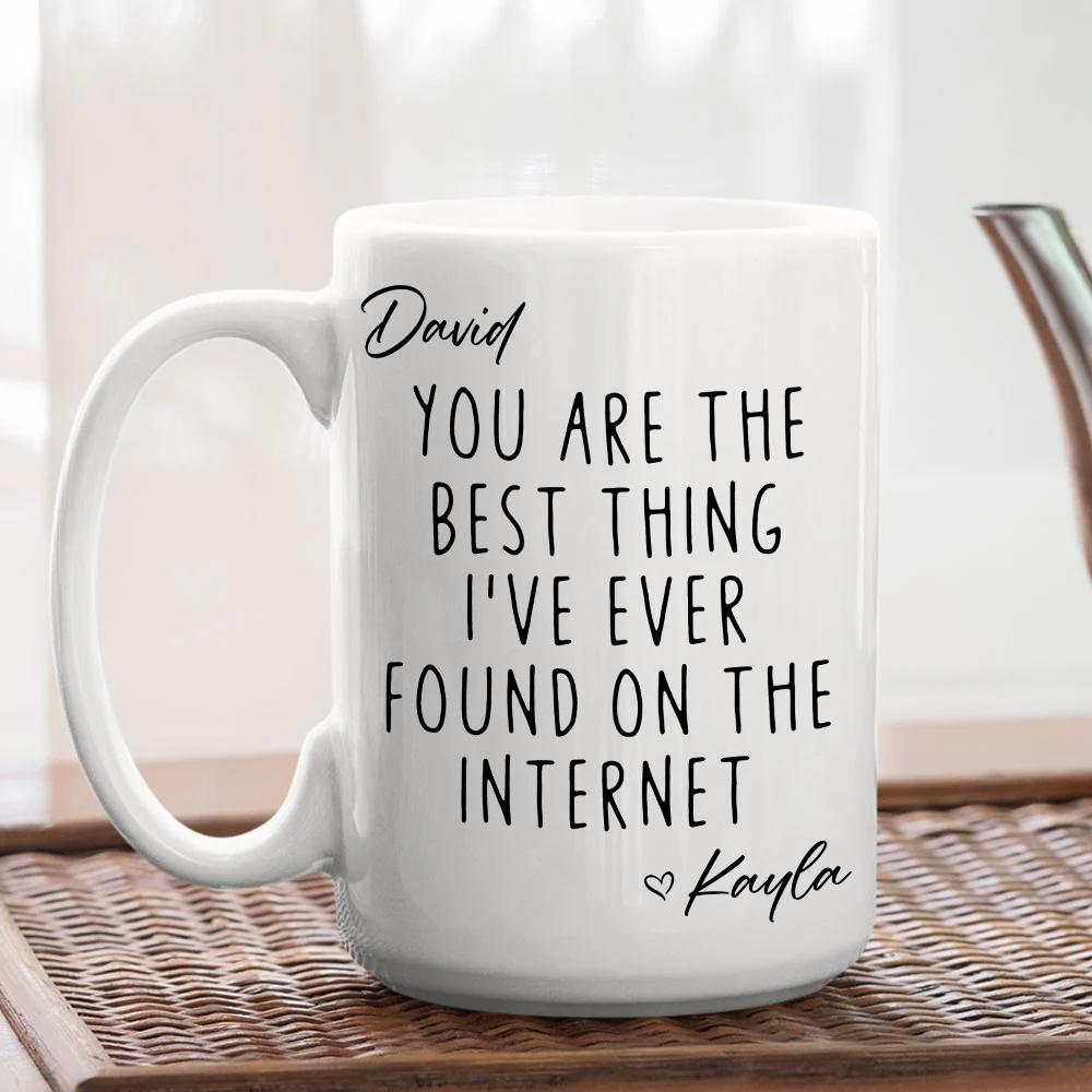 Best Thing I Ever Found - Personalized Custom Coffee Mug - Image 5