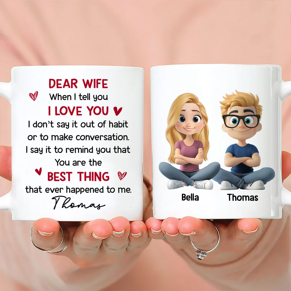 Best Thing That Happened To Me - Personalized Custom Coffee Mug - Image 3