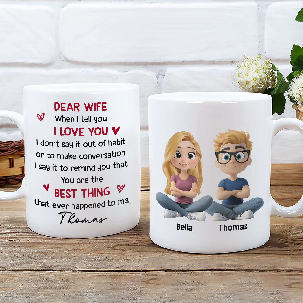 Best Thing That Happened To Me - Personalized Custom Coffee Mug - Image 4