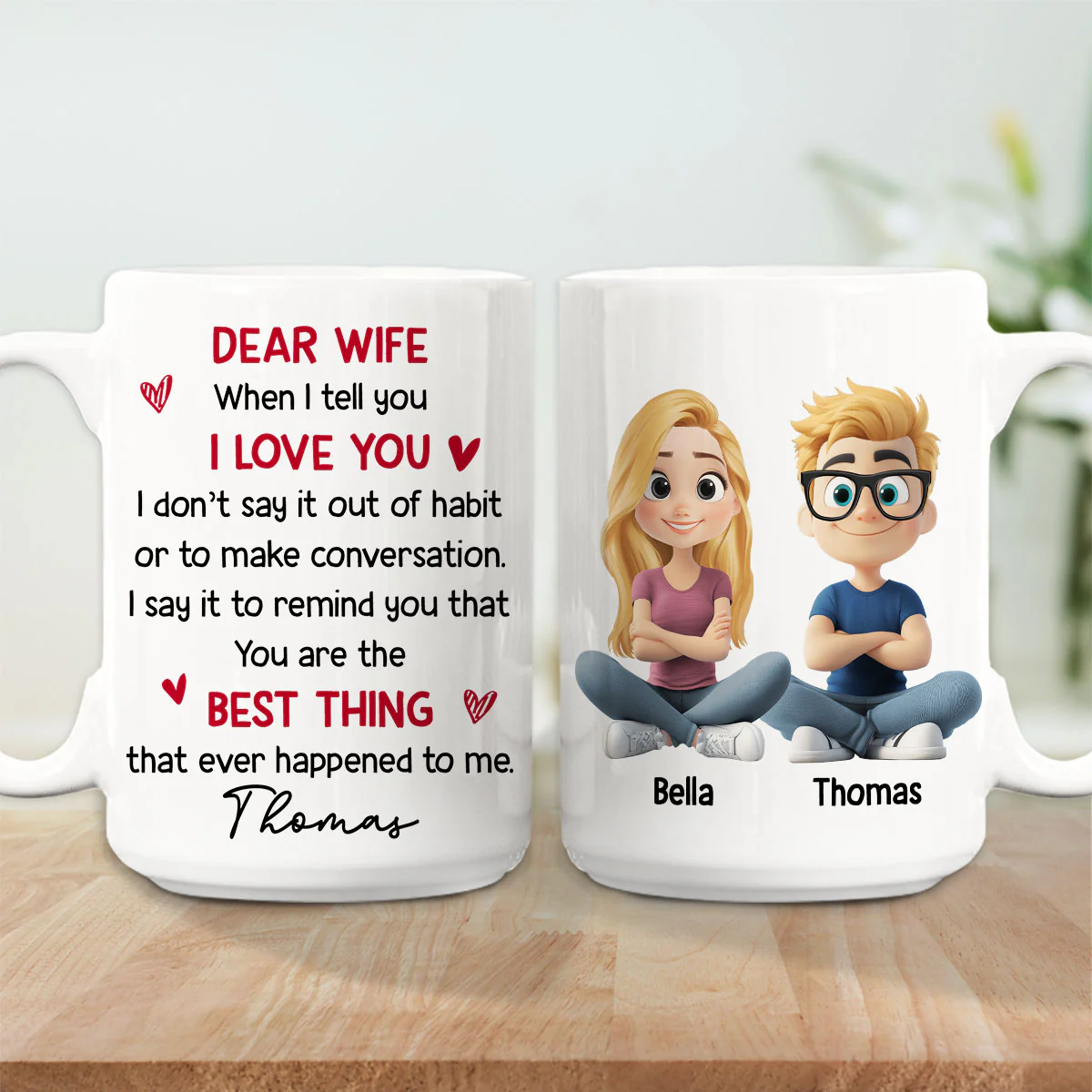 Best Thing That Happened To Me - Personalized Custom Coffee Mug - Image 6