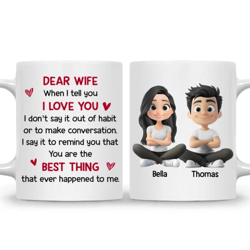 Best Thing That Happened To Me - Personalized Custom Coffee Mug - Image 8