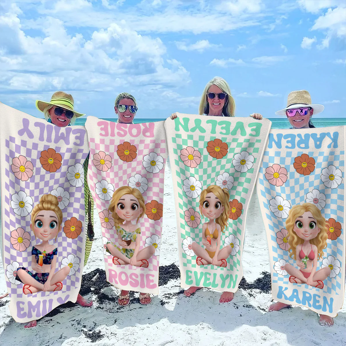 Best Trip Ever - Personalized Custom Beach Towel - Image 3