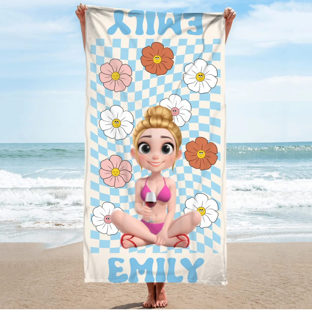 Best Trip Ever - Personalized Custom Beach Towel - Image 6
