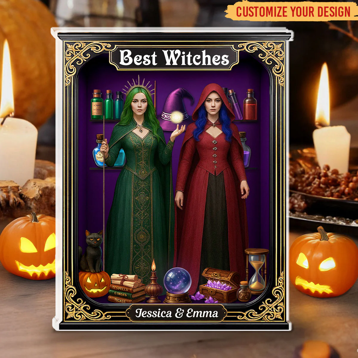 Best Witches - Personalized Custom Acrylic Plaque - Image 4