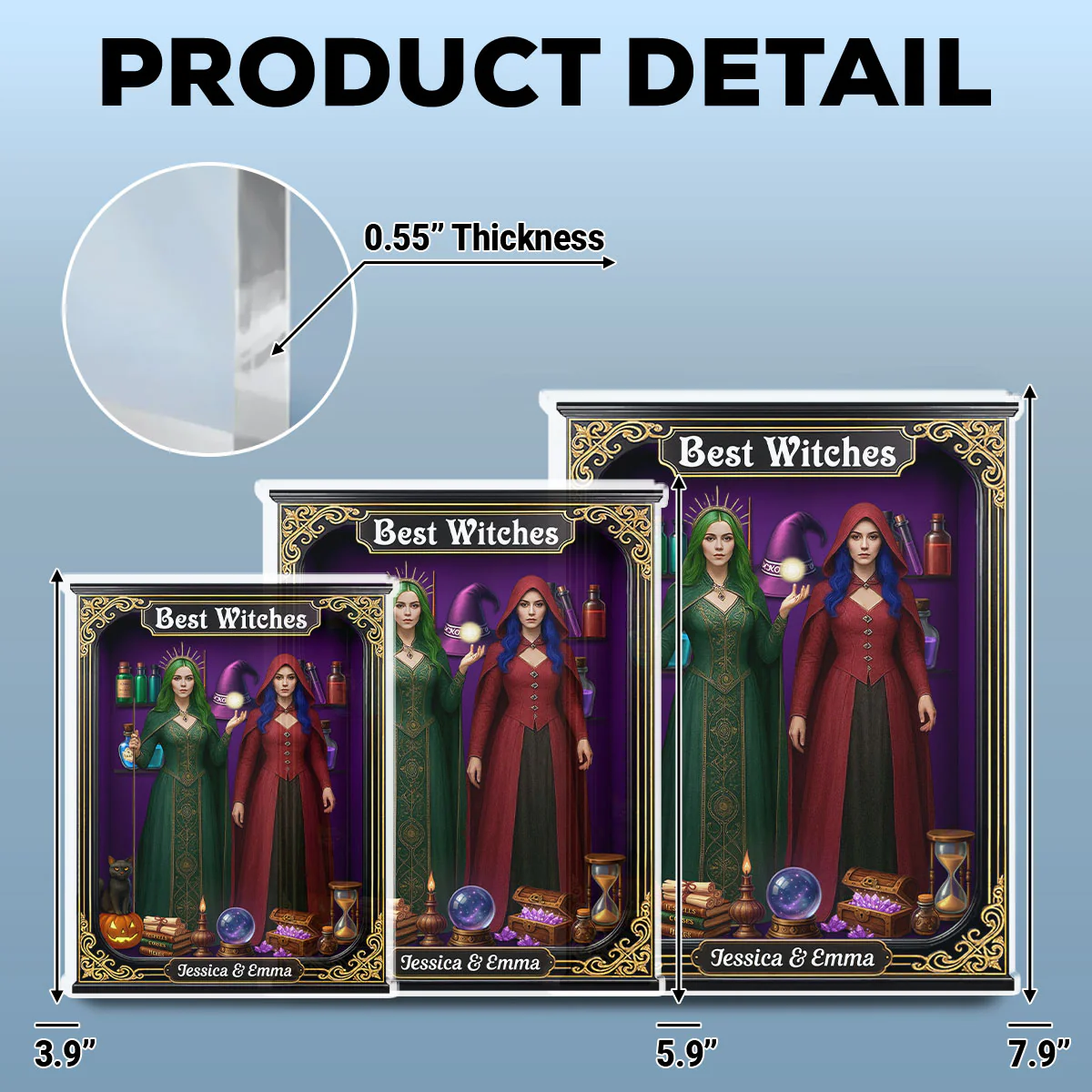 Best Witches - Personalized Custom Acrylic Plaque - Image 5