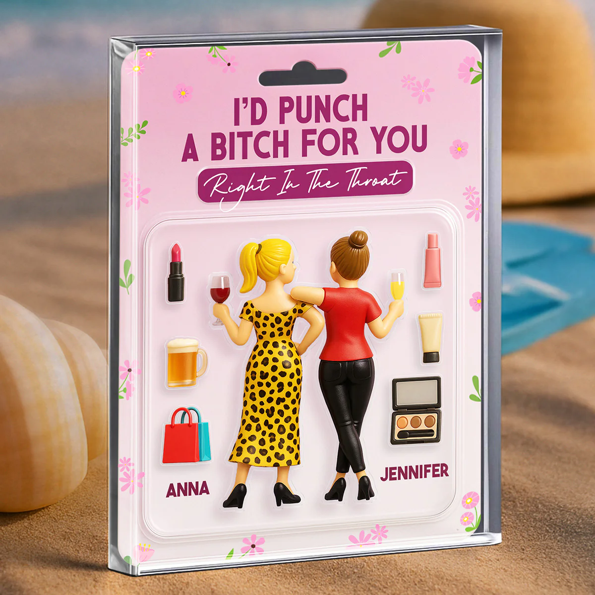 Bestie Always And Forever - Personalized Custom Acrylic Plaque - Image 4