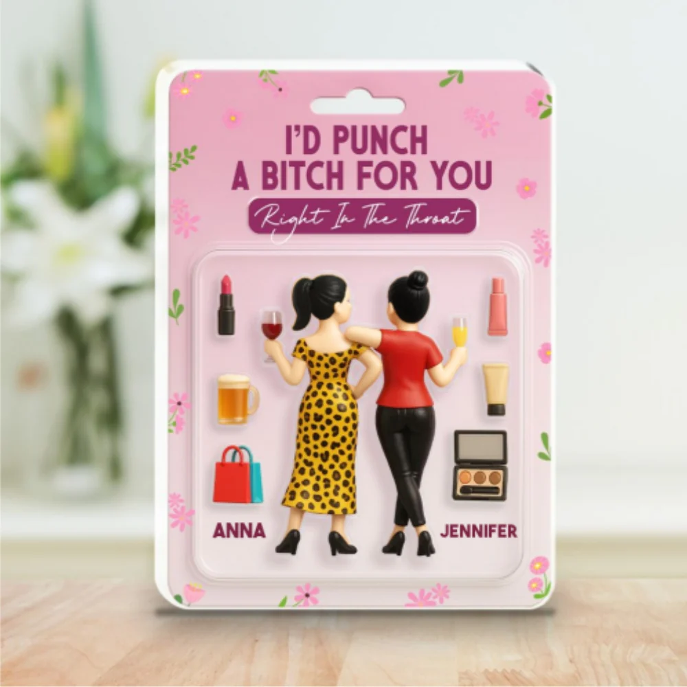 Bestie Always And Forever - Personalized Custom Acrylic Plaque - Image 5