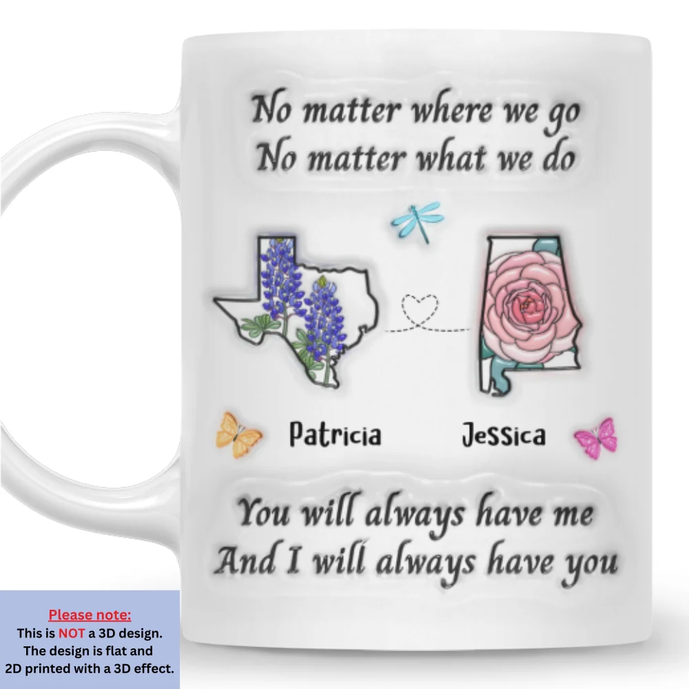 Bestie Always Have You - Personalized Custom 3D Inflated Effect Mug - Image 7