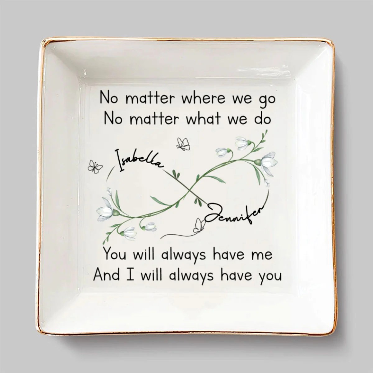 Bestie Always Have You - Personalized Custom Jewelry Dish - Image 6