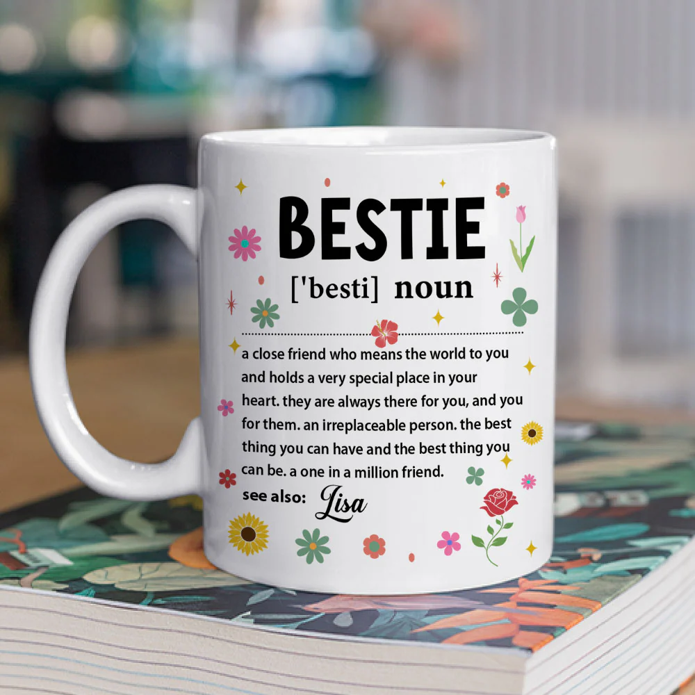 Bestie Definition - Personalized Custom Coffee Mug - Image 2