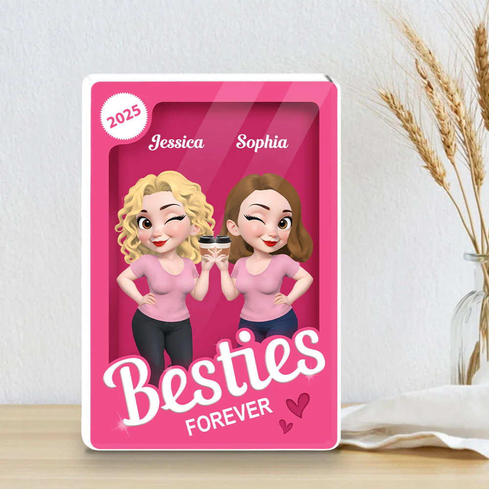 Bestie Forever Box - Personalized Custom Acrylic Plaque - Image 2