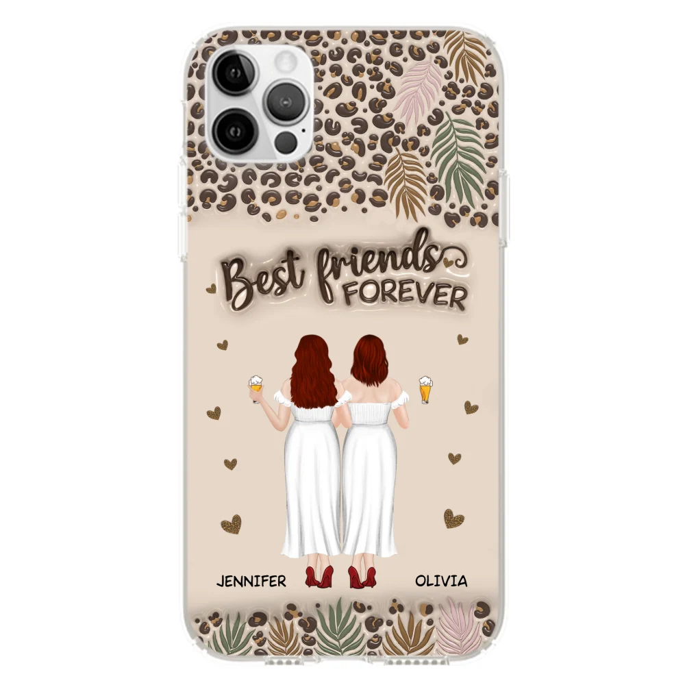 Bestie Forever - Personalized Custom 3D Inflated Effect Phone Case - Image 12