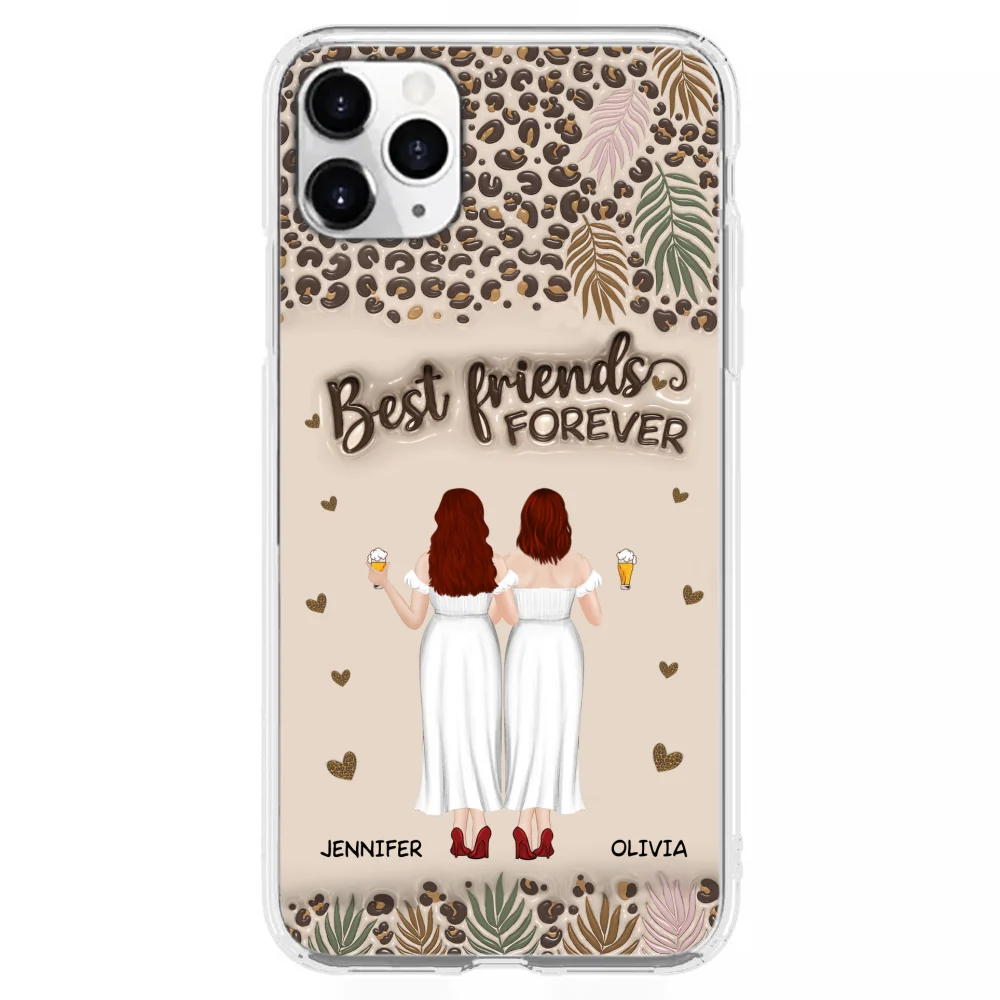 Bestie Forever - Personalized Custom 3D Inflated Effect Phone Case - Image 8