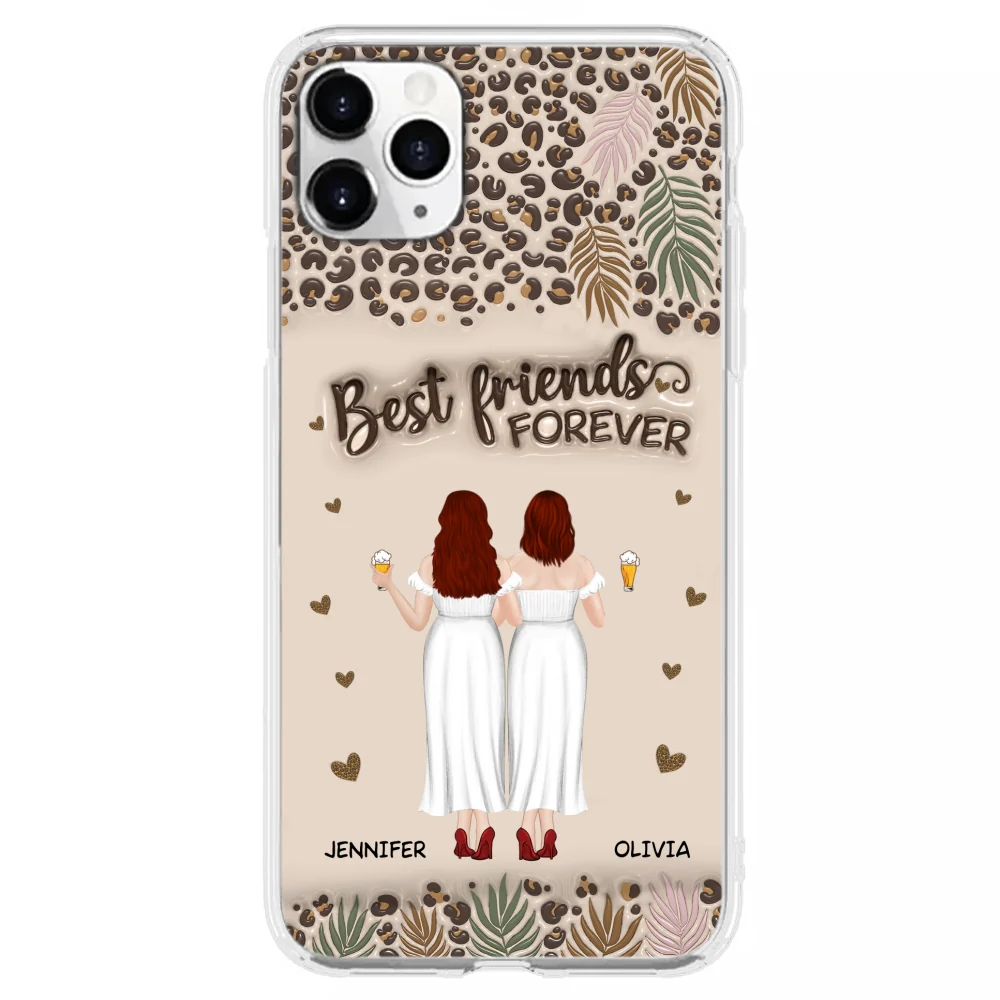 Bestie Forever - Personalized Custom 3D Inflated Effect Phone Case - Image 9