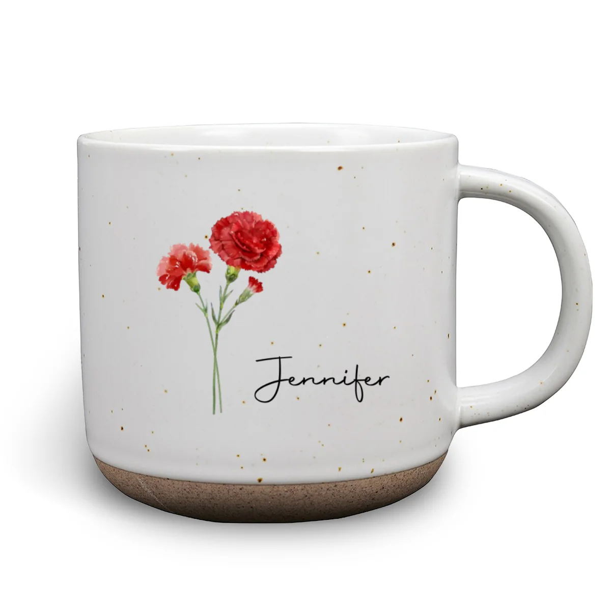 Besties Bloom Together - Personalized Custom Pottery Mug - Image 7