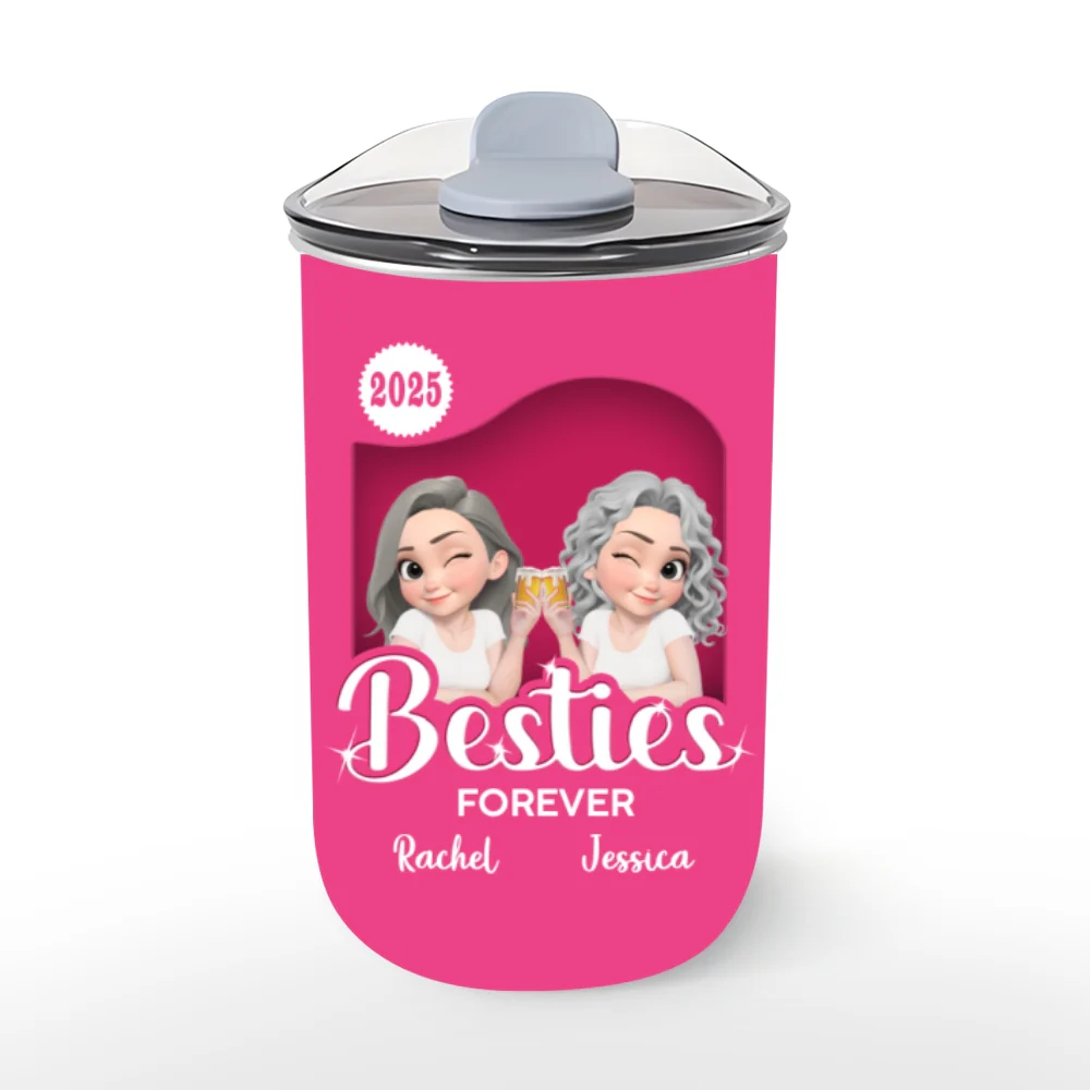 Besties Forever - Personalized Custom 10oz Tumbler - Image 7