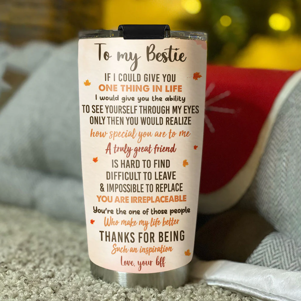 Besties Since Day One - Personalized Custom Tumbler - Image 5