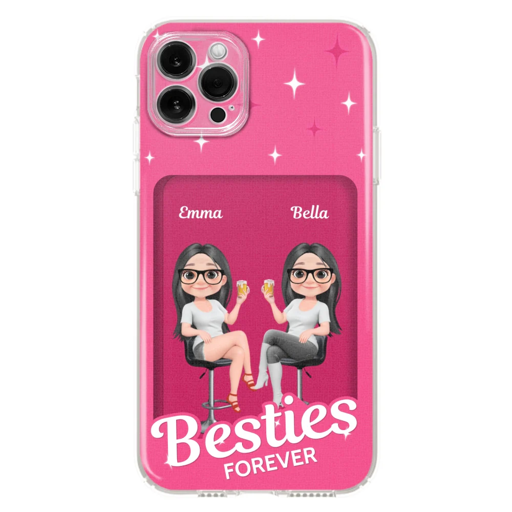 Besties Together - Personalized Custom Phone Case - Image 13
