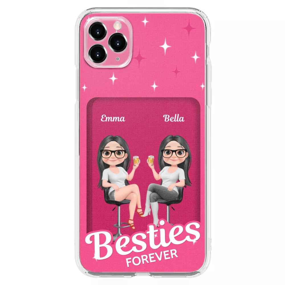 Besties Together - Personalized Custom Phone Case - Image 9