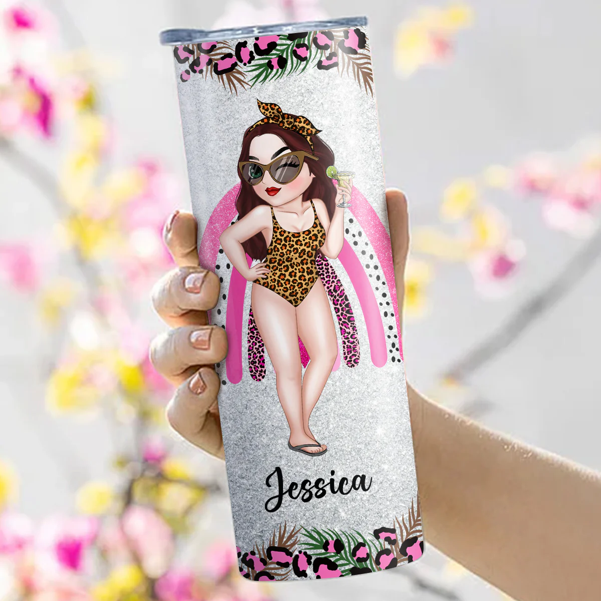 Better Life - Personalized Custom Skinny Tumbler - Image 3
