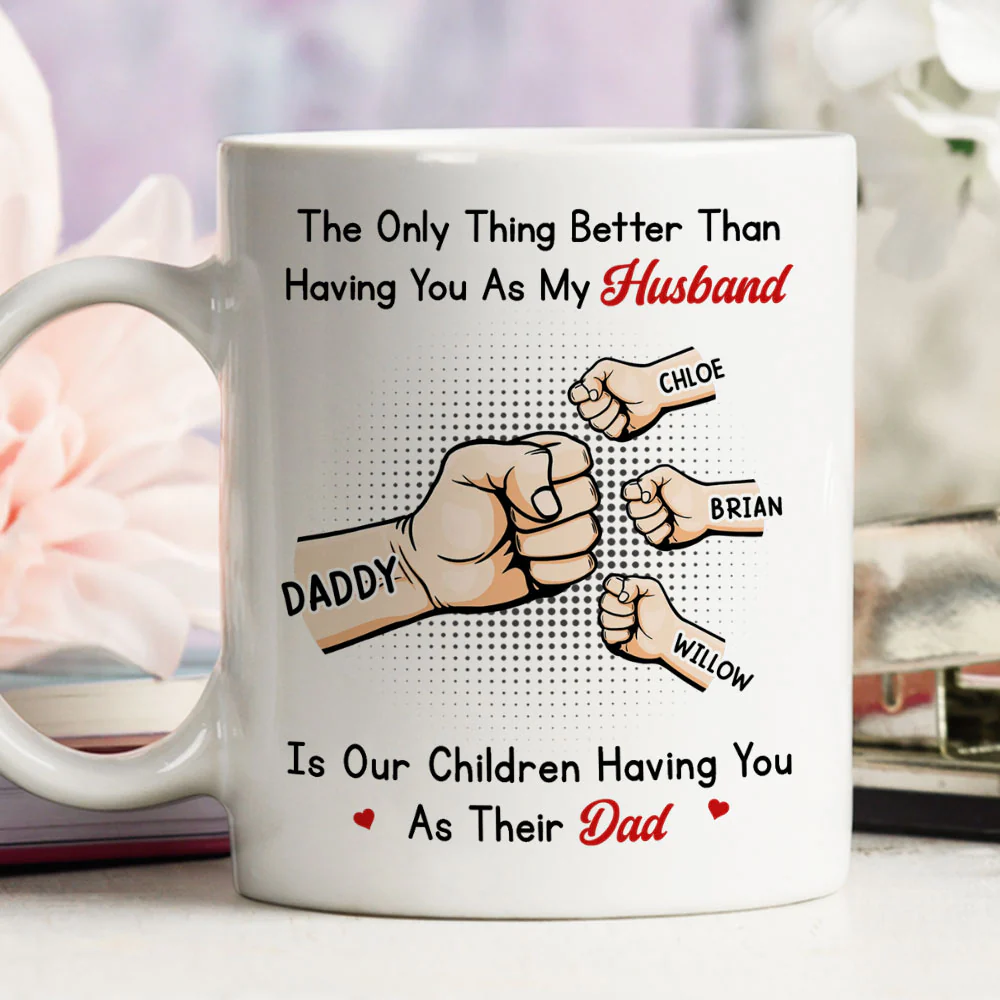 Better Than My Husband - Personalized Custom Coffee Mug - Image 2