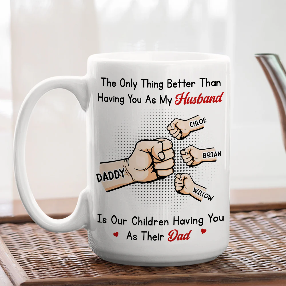 Better Than My Husband - Personalized Custom Coffee Mug - Image 4