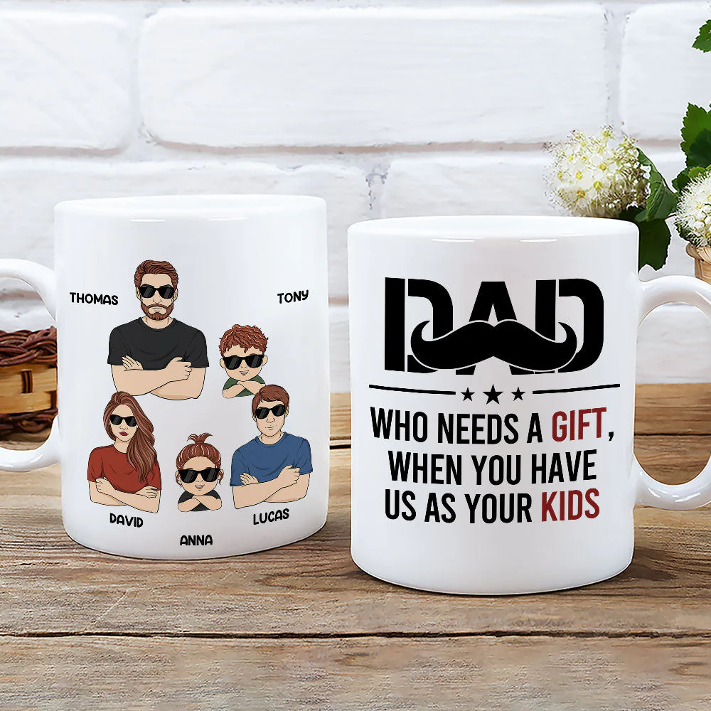 Big Gift For Daddy - Personalized Custom Coffee Mug - Image 3