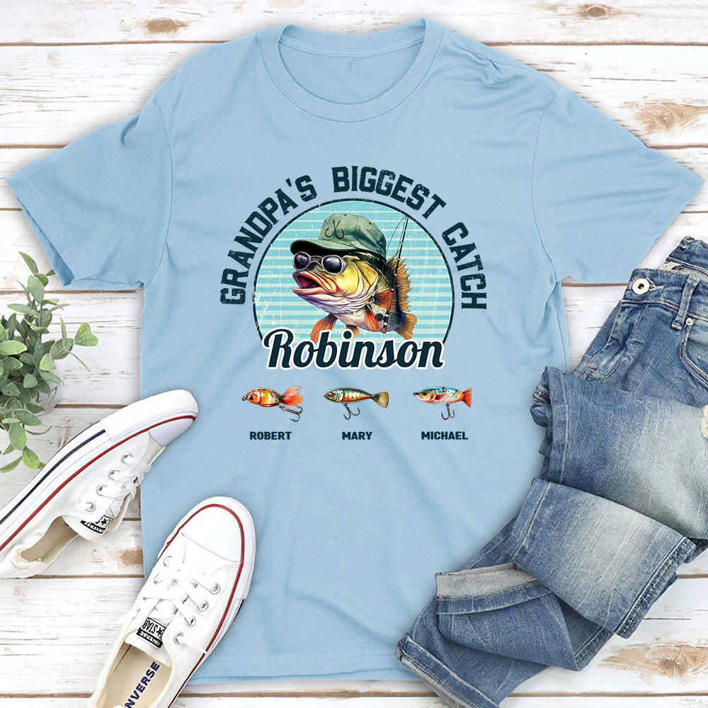 Biggest Catch - Personalized Custom Shirt - Image 3