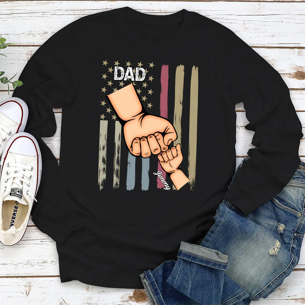 Dad Grandpa And Kids - Personalized Custom Shirt - Image 4